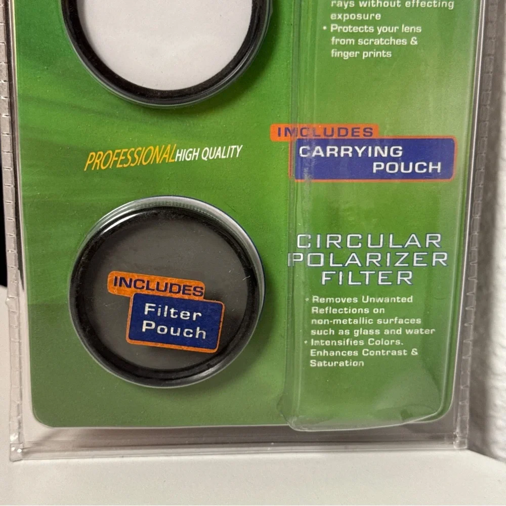 Tristar Optics Filter Bonus Pack 52mm (UV Filter, Polarizer Filter, Pouch) -NEW